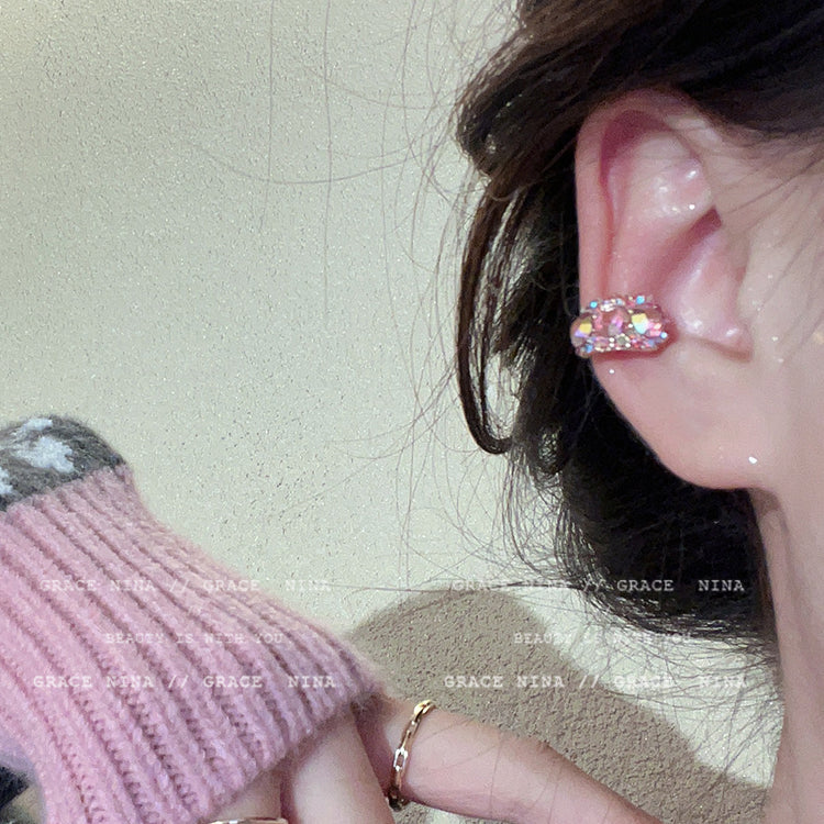 Wholesale Sparkling Diamond Zircon Alloy/silver Plated/gold Plated Earrings