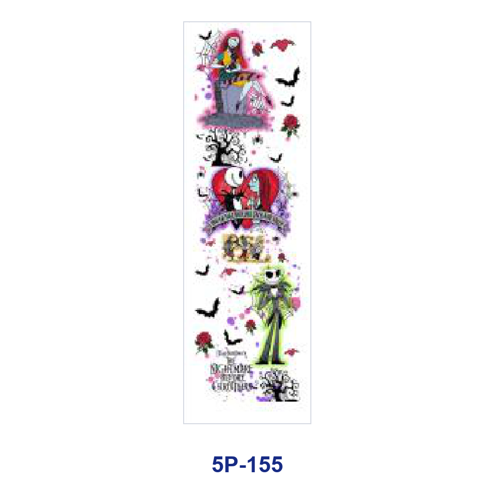 Wholesale 2/ 8/ 16pcs Spooky  Skull Ghost Bat Moon Element Print Pen and Bookmark Stickers UV DTF Wraps OLY Exclusive