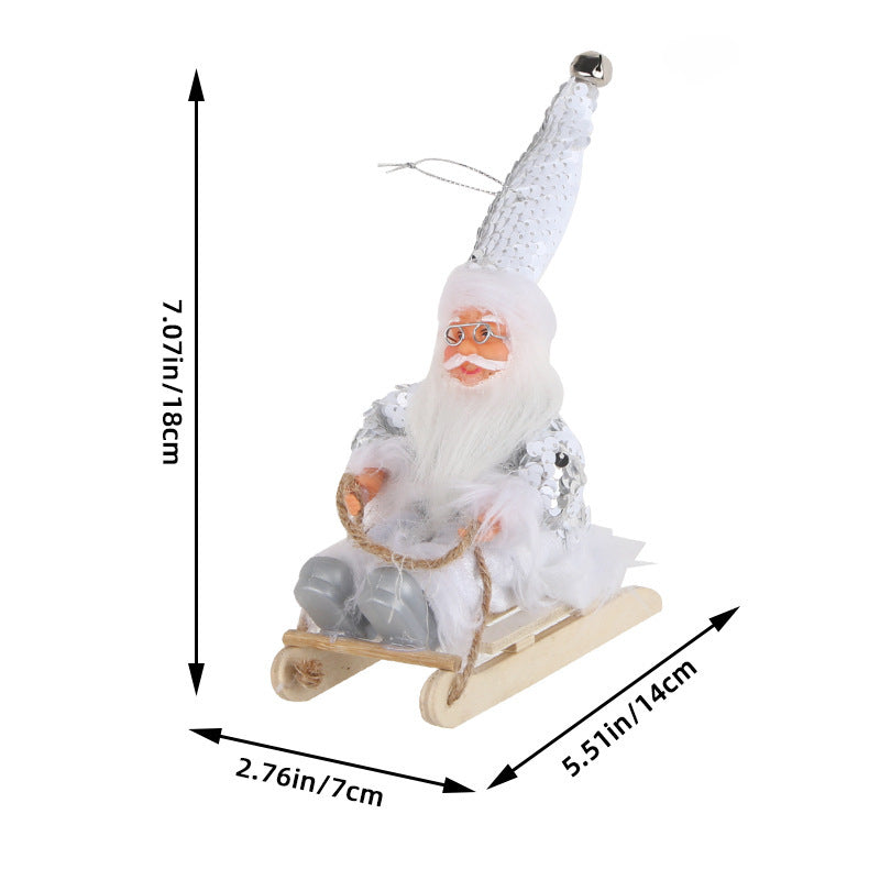 Wholesale Enamel Santa Claus Doll Decorations