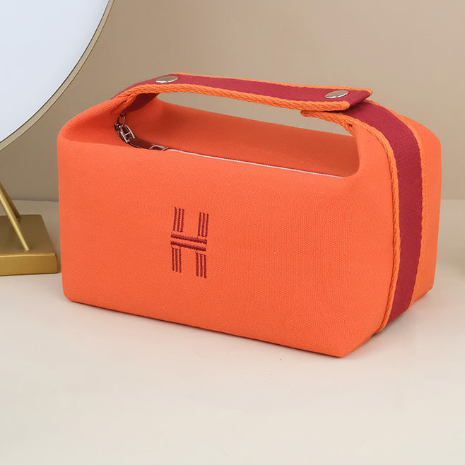Wholesale Travel Toiletry Bag Large Capacity Canvas Portable Storage Cosmetic Bag