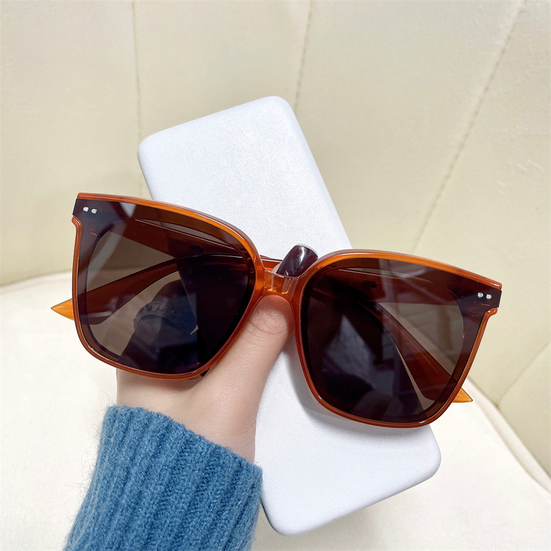 Wholesale Large Frame UV Resistant PC Sunglasses