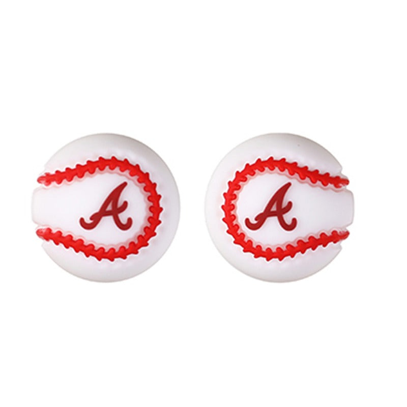 Wholesale 20pcs 3D Stereoscopic Tennis Letter Creative Design Simple Beads