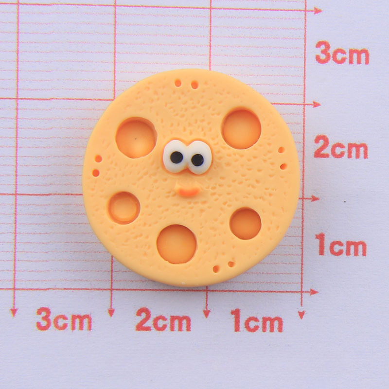 Wholesale Food Play Eye Cookies Resin Accessories Cream Glue Phone Case