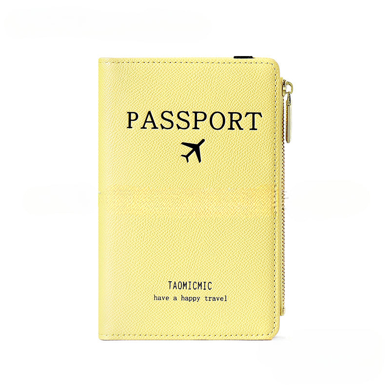 Wholesale Solid Color Cute Zipper PU Card Holder