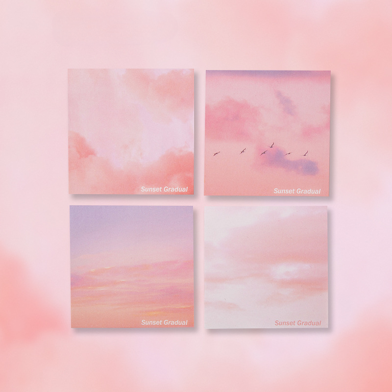 Wholesale Paper Gradient Sticky Notes