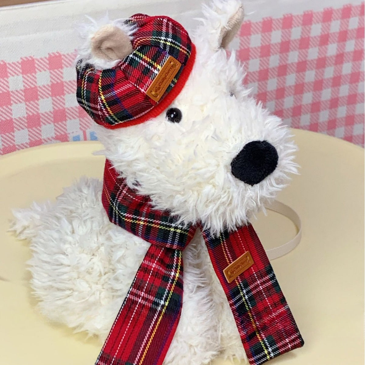 Wholesale Doll New Year's Soft Cute Hat Scarf Ornaments