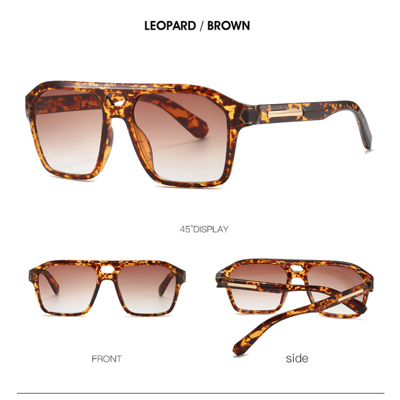 Gafas de sol de PC cuadrados grandes al por mayor