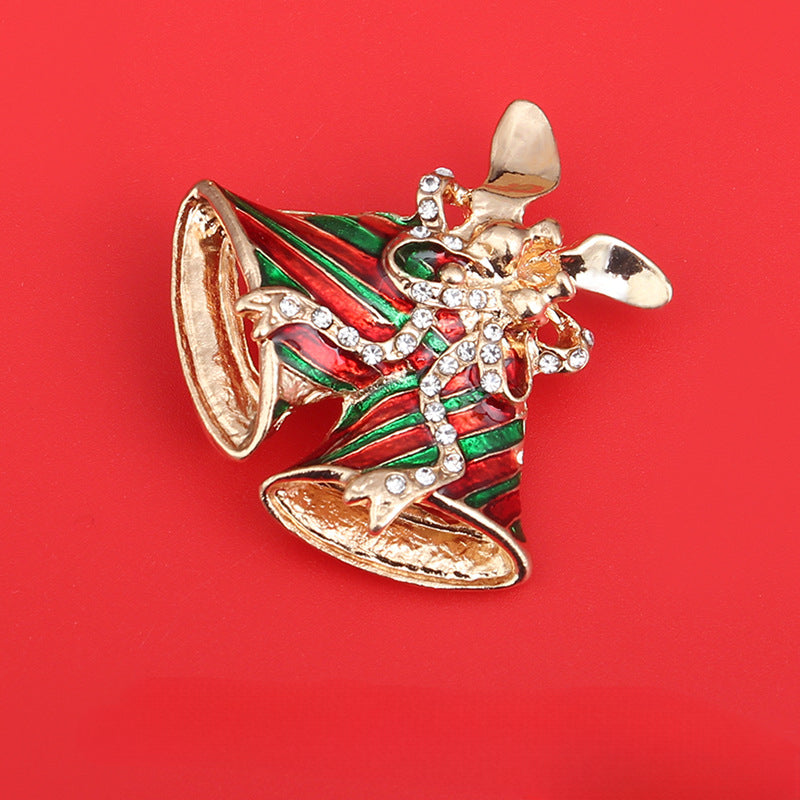 Wholesale Christmas Zinc Alloy Brooches