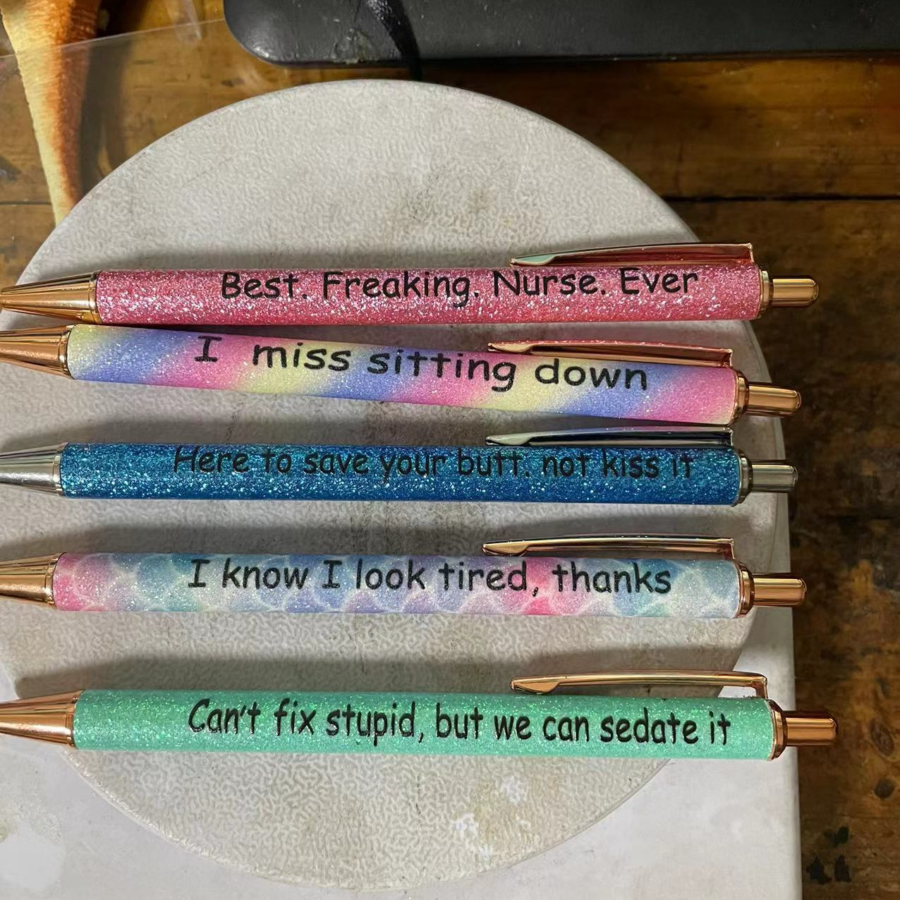 Wholesale Metal Leopard Pens Fun Pen Set