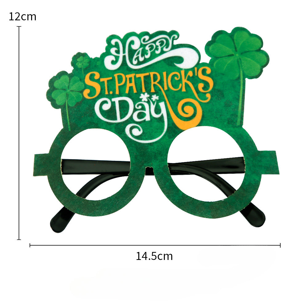 Wholesale St. Patrick's Day Irish Party Clover Felt Glasses