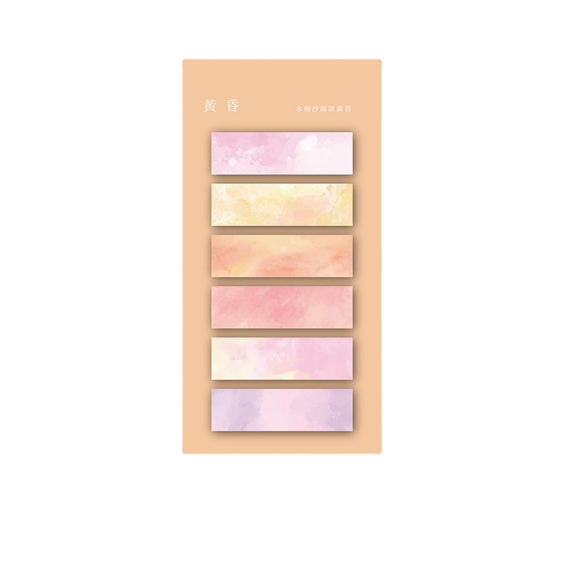 Wholesale Paper Gradient Sticky Notes Index Marking Sticky Notes N Times Stickers