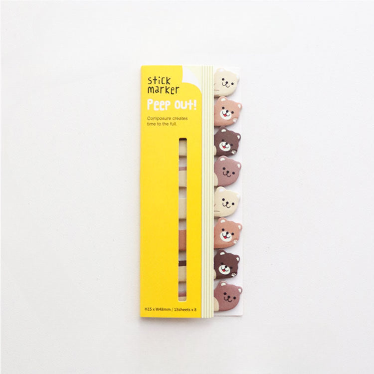 Wholesale Row Animal Paper Self-adhesive Sticky Notes