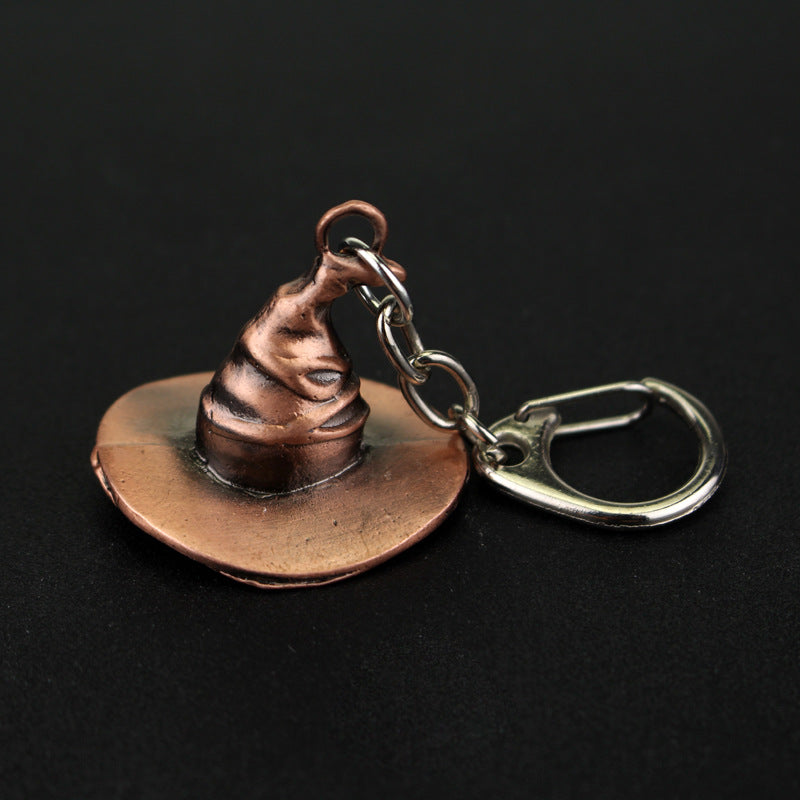 Wholesale Zinc Alloy Magic Hat Keychain