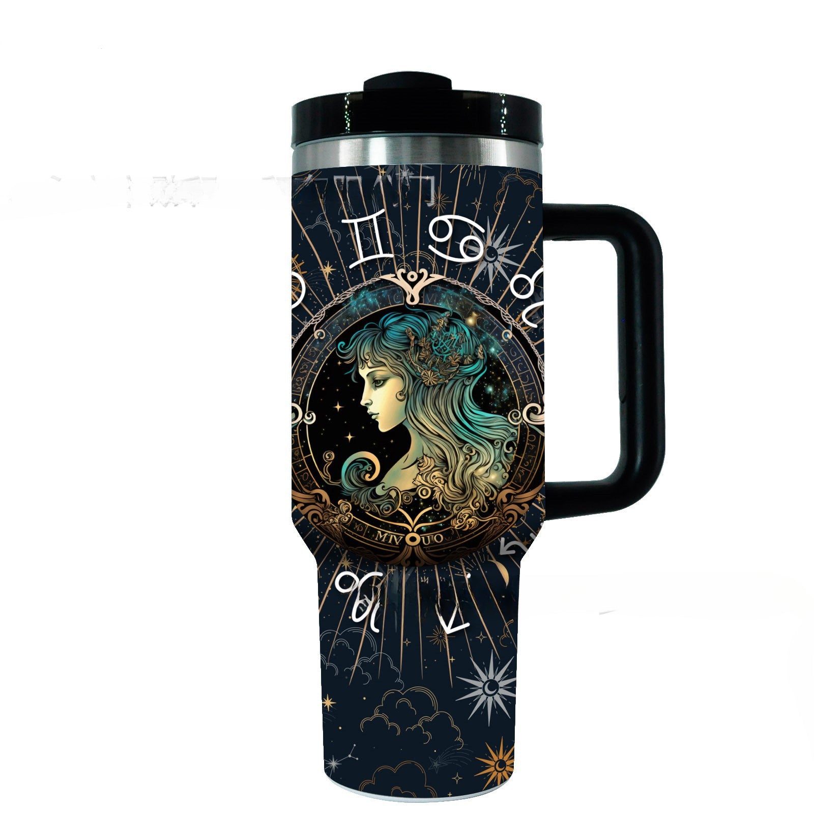 Wholesale Car Cup 12 Constellations Creative Series Portable Large Capacity Ice Cup