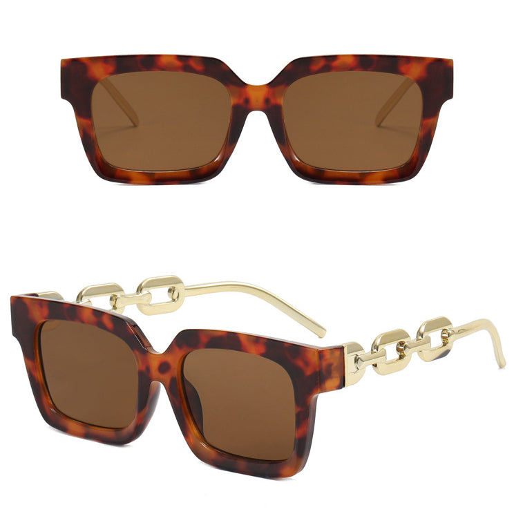 Wholesale PC Box Chain Leg Sunglasses