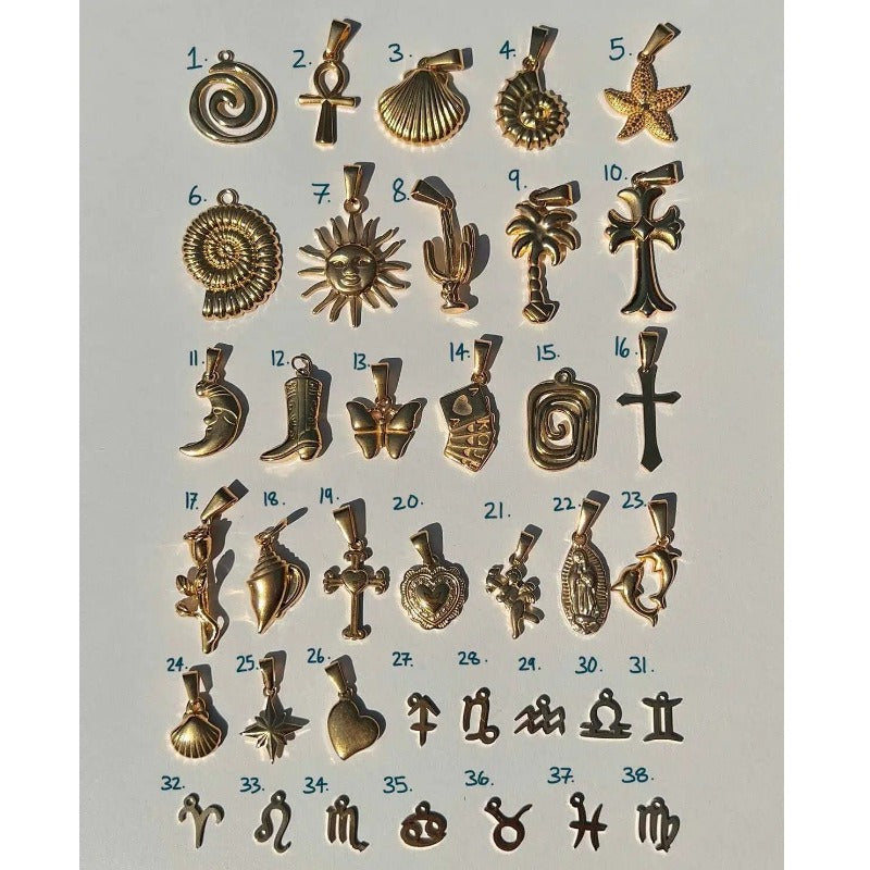 Wholesale Ocean Element Beach Style DIY Pendant Necklace