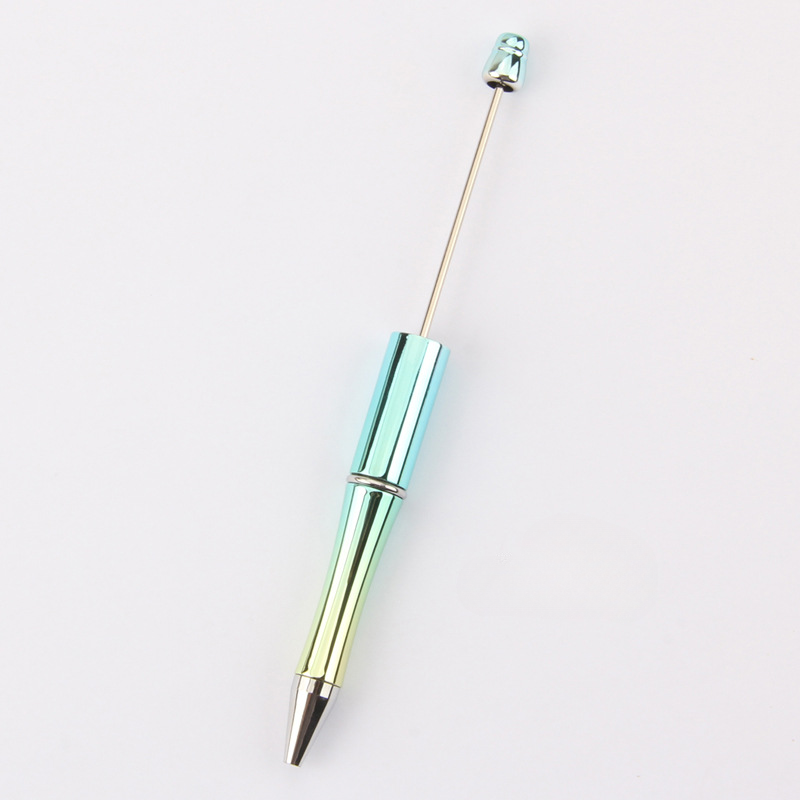 Wholesale 10pcs Plastic Gradient Beaded Ballpoint Pen
