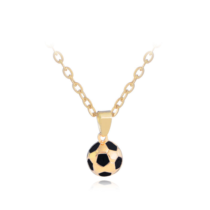 Wholesale Football Sports Series Alloy Necklaces