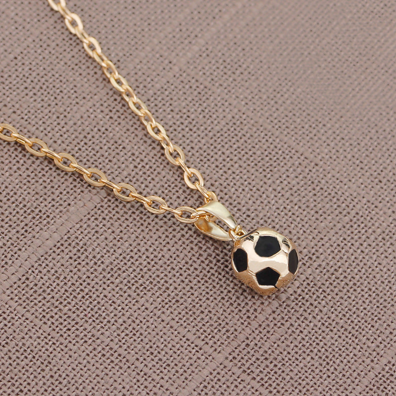 Wholesale Football Sports Series Alloy Necklaces