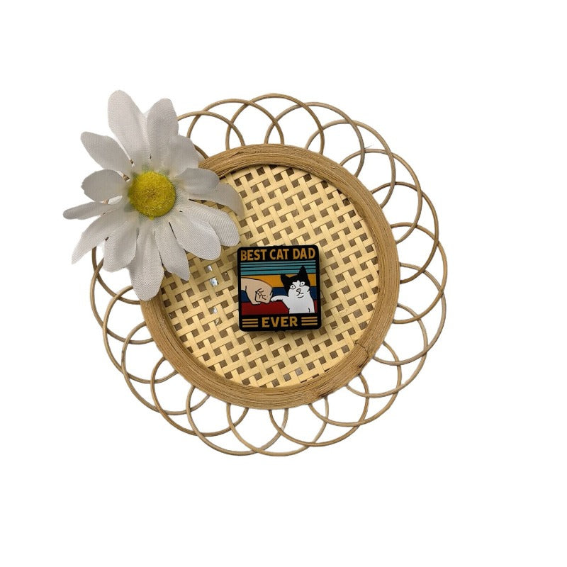 Wholesale New Cartoon Creative Father's Day Series Silicone Beads  10pcs/pack