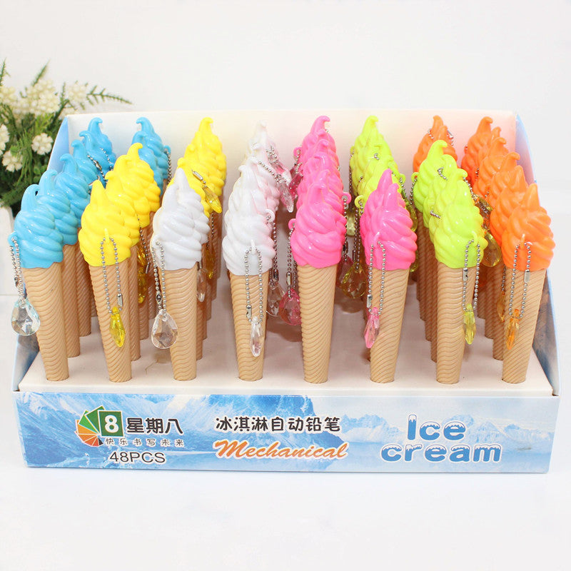 Wholesale Cute Cartoon Ice Cream Plastic Mechanical Pencil