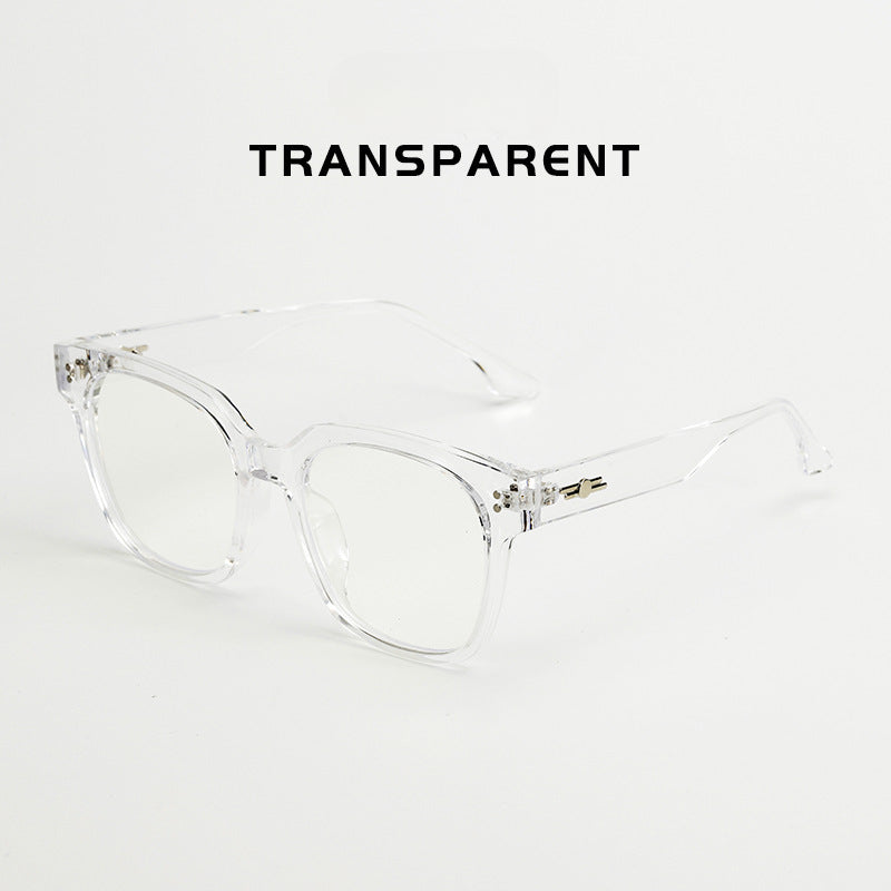 Wholesale New Large Frame Square Thick Frame PC Sunglasses