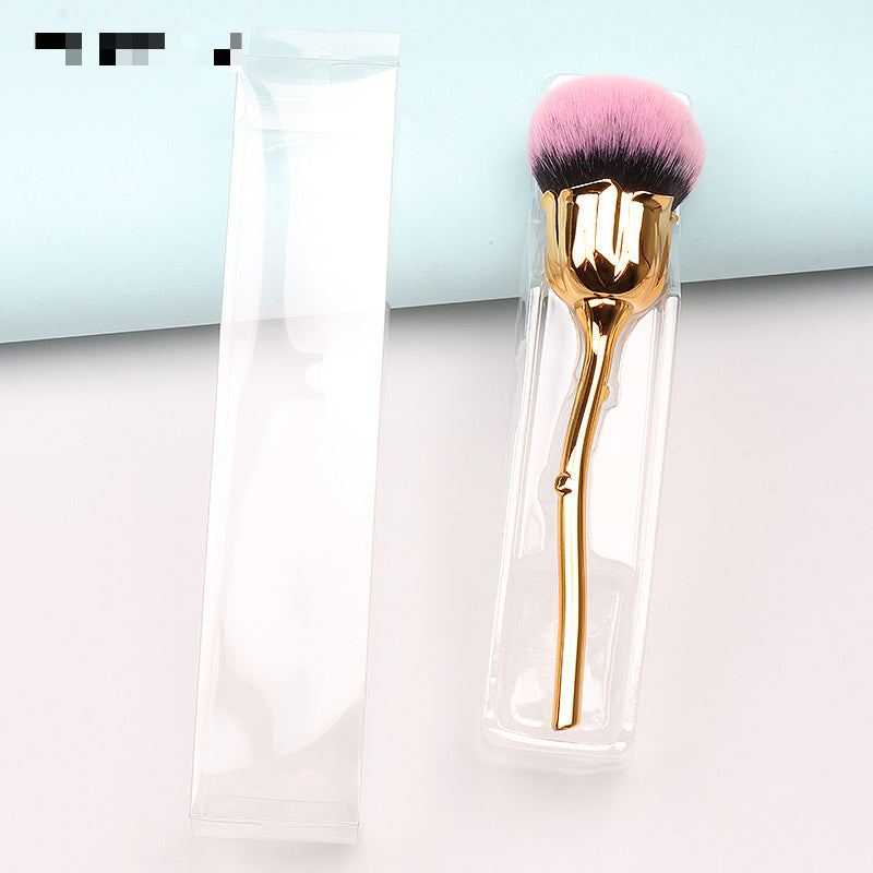 Wholesale Beauty Tools Rose Flower Large Loose Powder Nail Powder Brush Blush Brush Makeup Brush