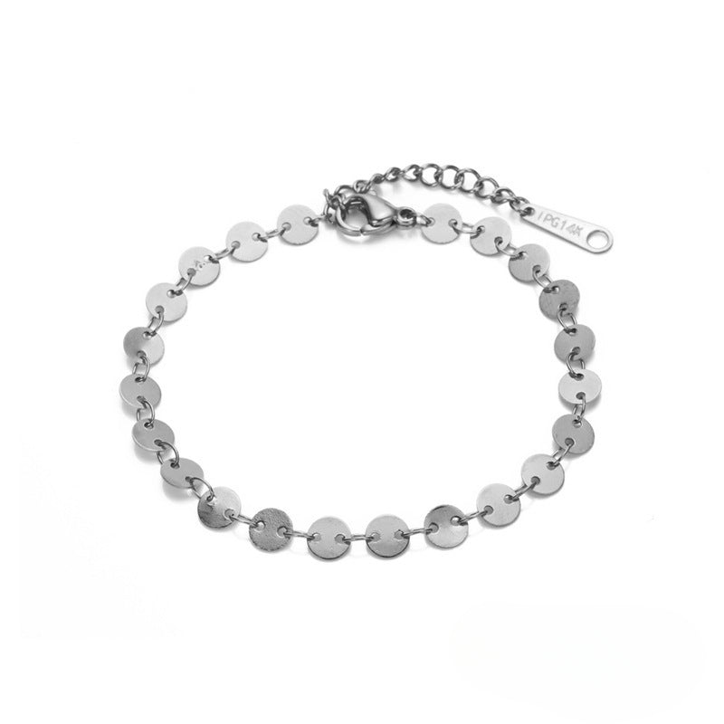 Wholesale Stainless Steel Round Bracelet Set