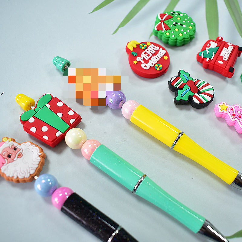 Wholesale 100pcs Christmas DIY Party Soft Plastic Beads