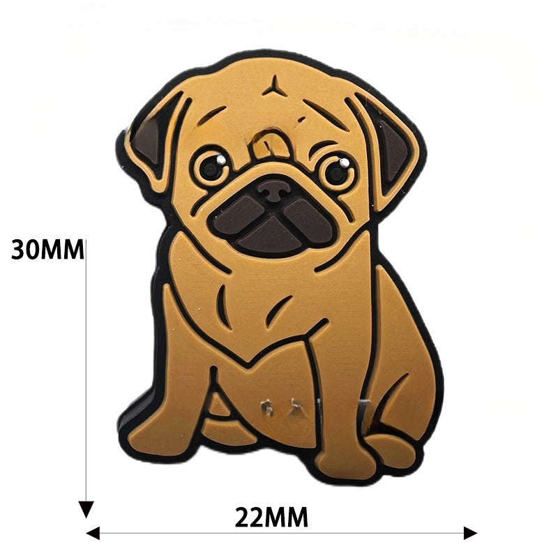 Wholesale 10PCS Pet Dog Cartoon Silicone Beads