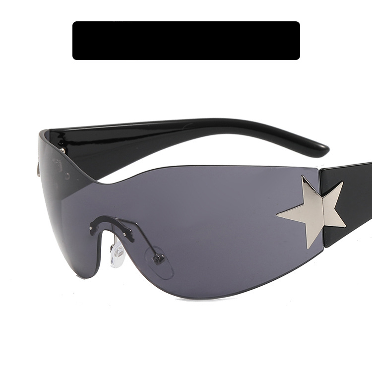 Wholesale PC Frameless Pentagram Sunglasses