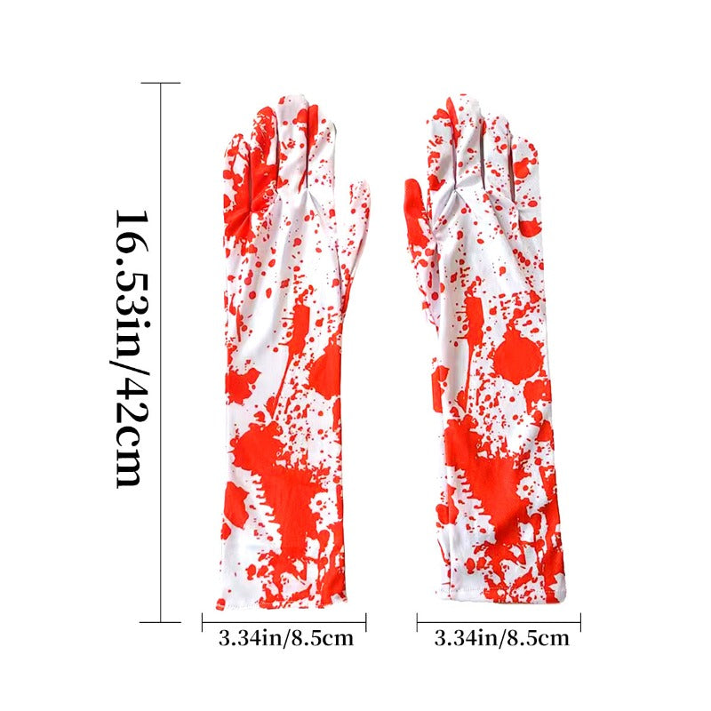 Wholesale Halloween Blood Socks Gloves Bloody Skeleton Socks