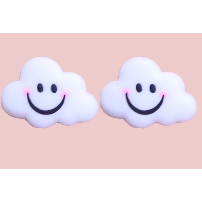 Wholesale 10pcs 3D DIY Cute Cloud Silicone Beads