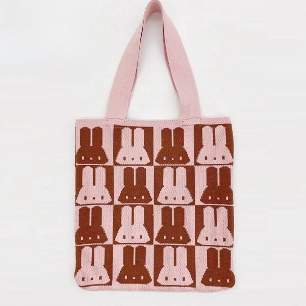 Wholesale Cartoon Creative Knitted Woven Shoulder Bag