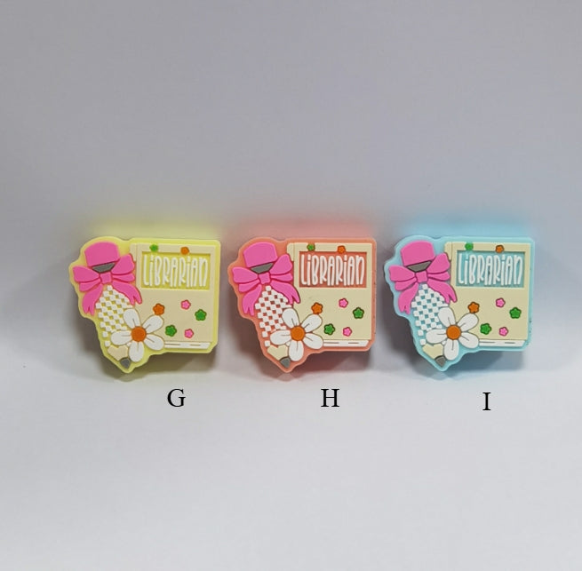 Wholesale Cartoon 10pcs 2D Luminous Silicone Beads Glow in The Dark Focal Beads
