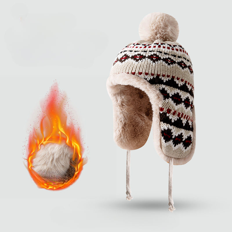 Wholesale Plush and Thick Insulation Acrylic Ear Protectors for Outdoor Cycling and Skiing Hats