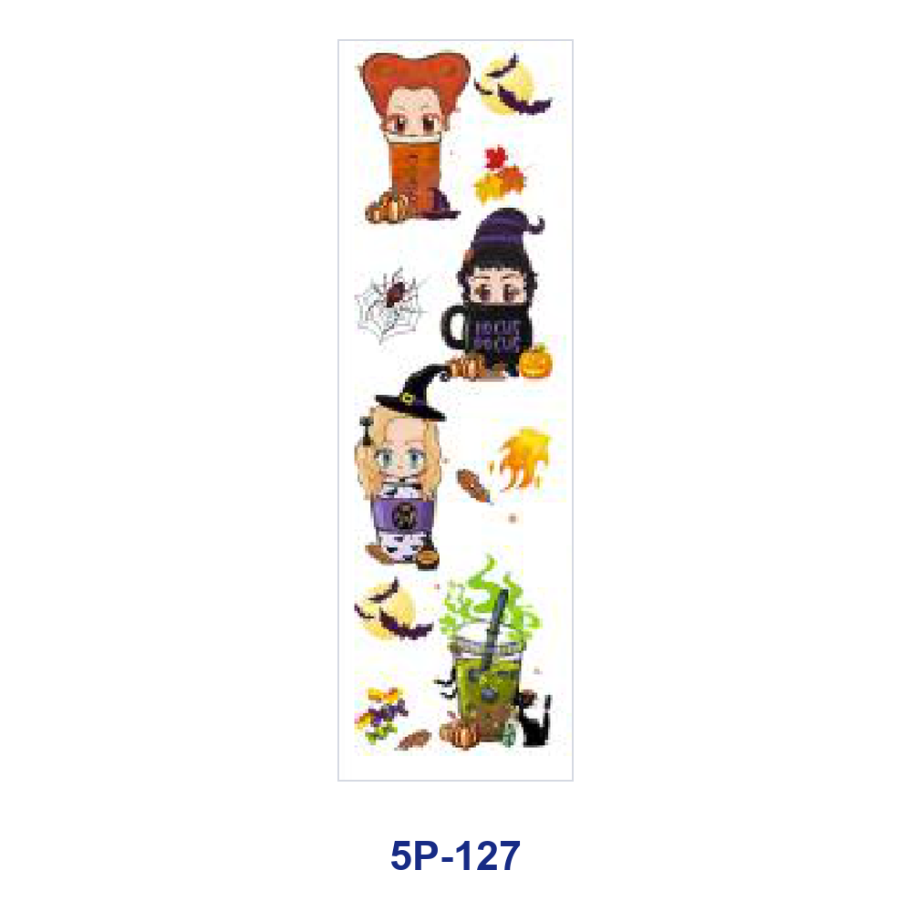 Wholesale 2/ 8/ 16pcs  Ghost Bat  Web Print Pen and Bookmark Stickers UV DTF Wraps OLY Exclusive