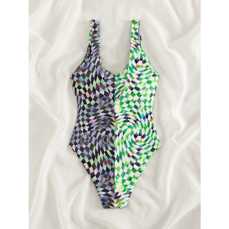 Wholesale Polyester Slim Fit One Piece Swimsuit