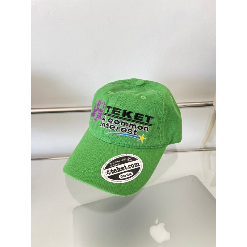 Wholesale Retro Letter Embroidery Soft Top Contrast Color Baseball Cap