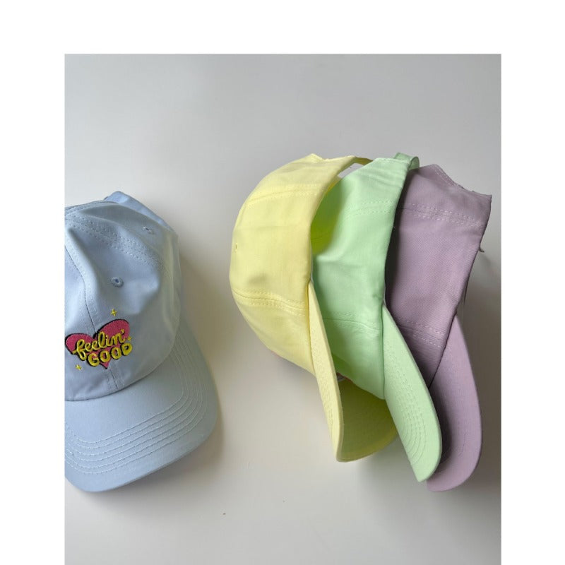 Wholesale Heart Patch Light Color Baseball Cap