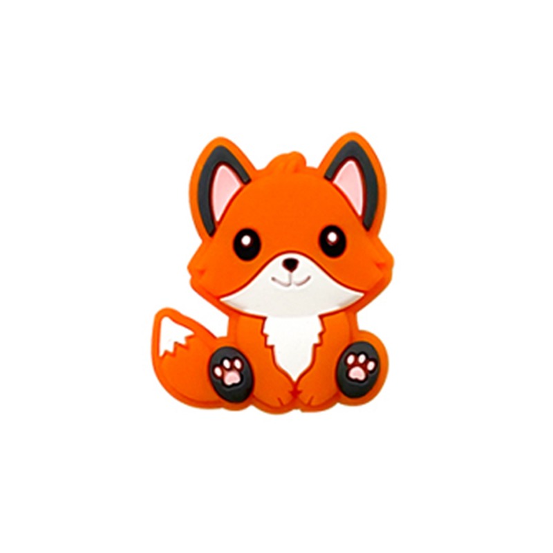 Wholesale 10pcs Cartoon Color Cute Smile Squirrel Beads