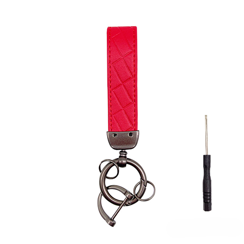 Llavero de cordero de gamuza de cuero al por mayor