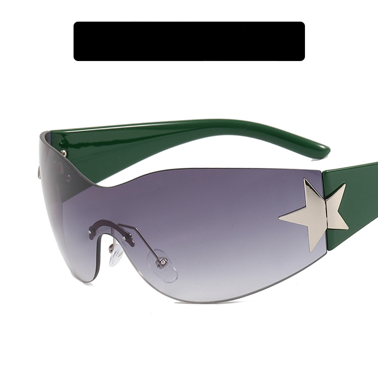 Wholesale PC Frameless Pentagram Sunglasses