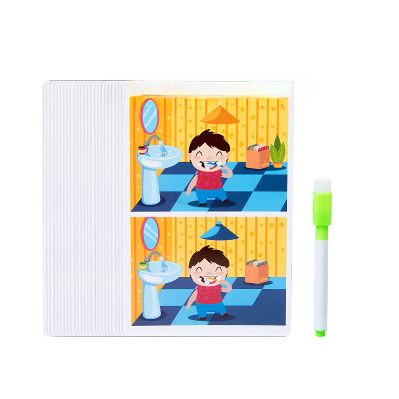 Wholesale Children's Cards To Find Different Paper Puzzle Toys