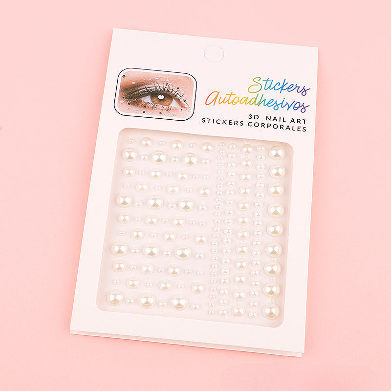 Wholesale Acrylic Rainbow Eye Makeup Gemstone Stickers