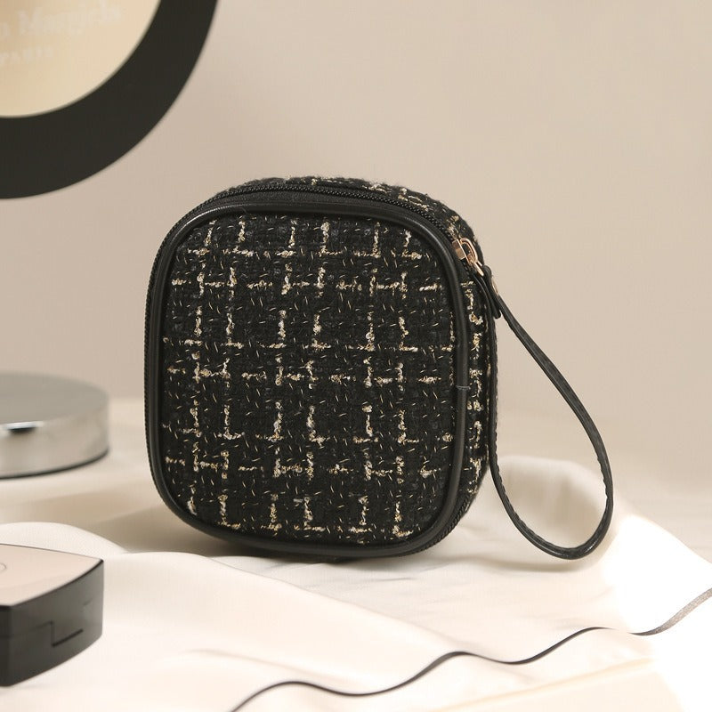 Wholesale Small Fragrance Portable Cosmetics Polyester Storage Bag