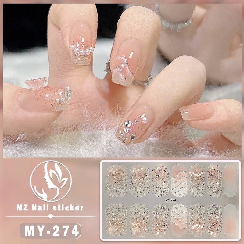 Wholesale MY Butterfly Baking Free Gel 5D Waterproof Diamond Like Nail Polish Stickers