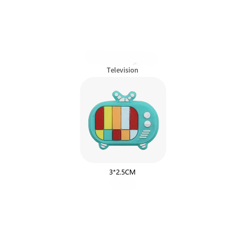 Wholesale 50PCS Cartoon Suit Silicone Beads