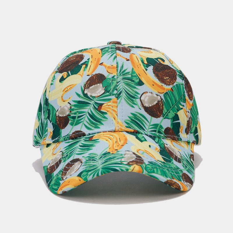 Wholesale Tropical Fruit Banana Print Baseball Cap