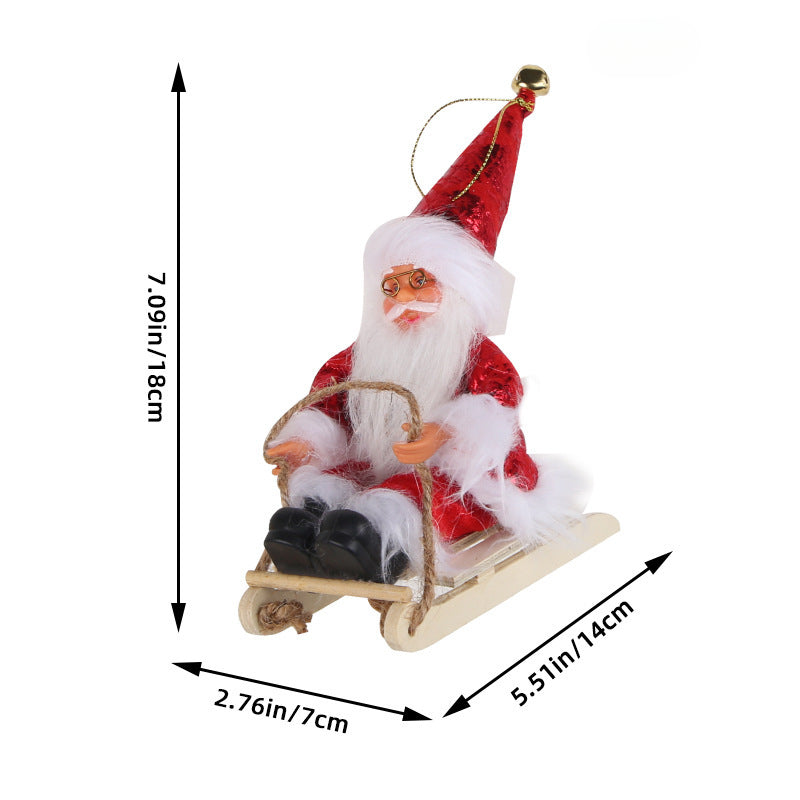 Wholesale Enamel Santa Claus Doll Decorations